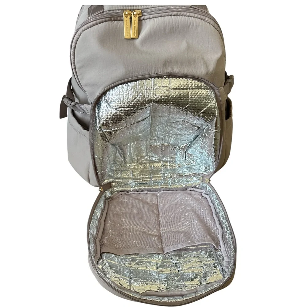 Isaac Mizrahi Spacious Travel Backpack Viral Laptop Essentials Holds Stanley Cup